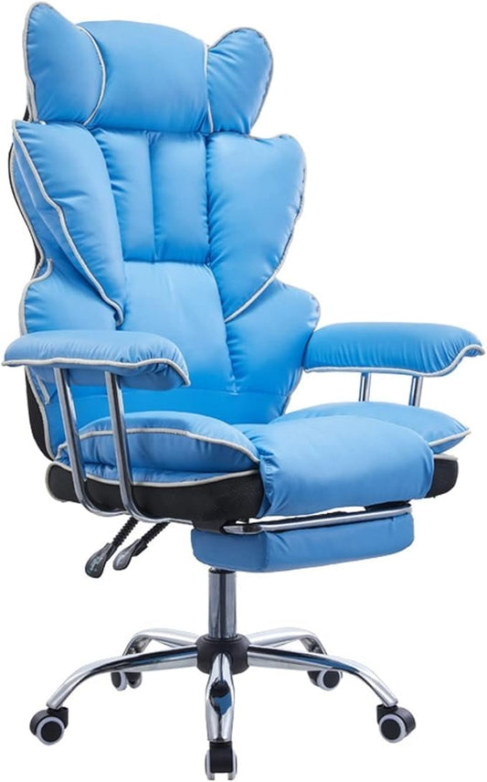 Luxury Executive Chair – Ultra-Plush Recliner with Footrest & Padded Armrests