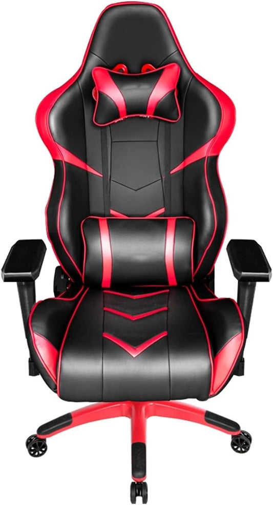 Gaming Chair with Lumbar Support and Adjustable Armrests